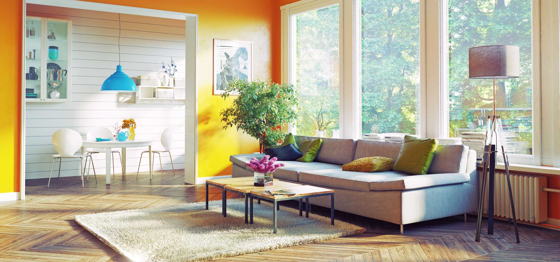 Suunny living room